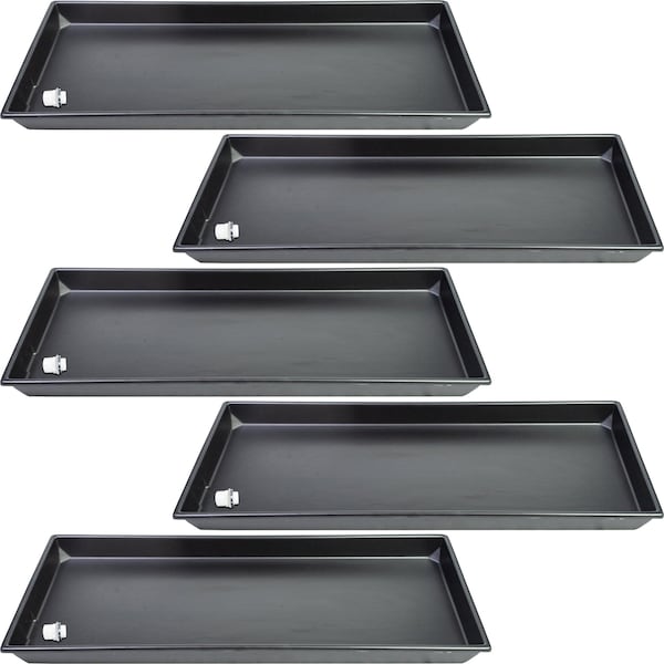 American Built Pro Condensate Drain Pan, 39.5 in. x 16.5 in Heavy duty HVAC w/Drain Hose Adapter (5PK) CDP3714 P5 - main